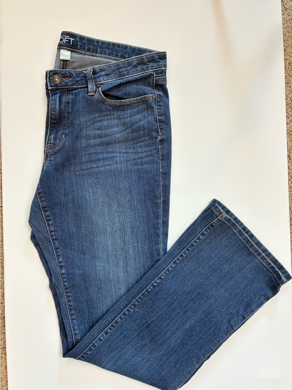 LOFT Women's Curvy Bootcut Jeans